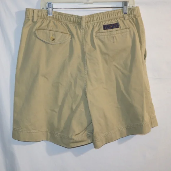 Kahala Men`s Khaki Casual Hawaiian  Shorts - Picture 6 of 8